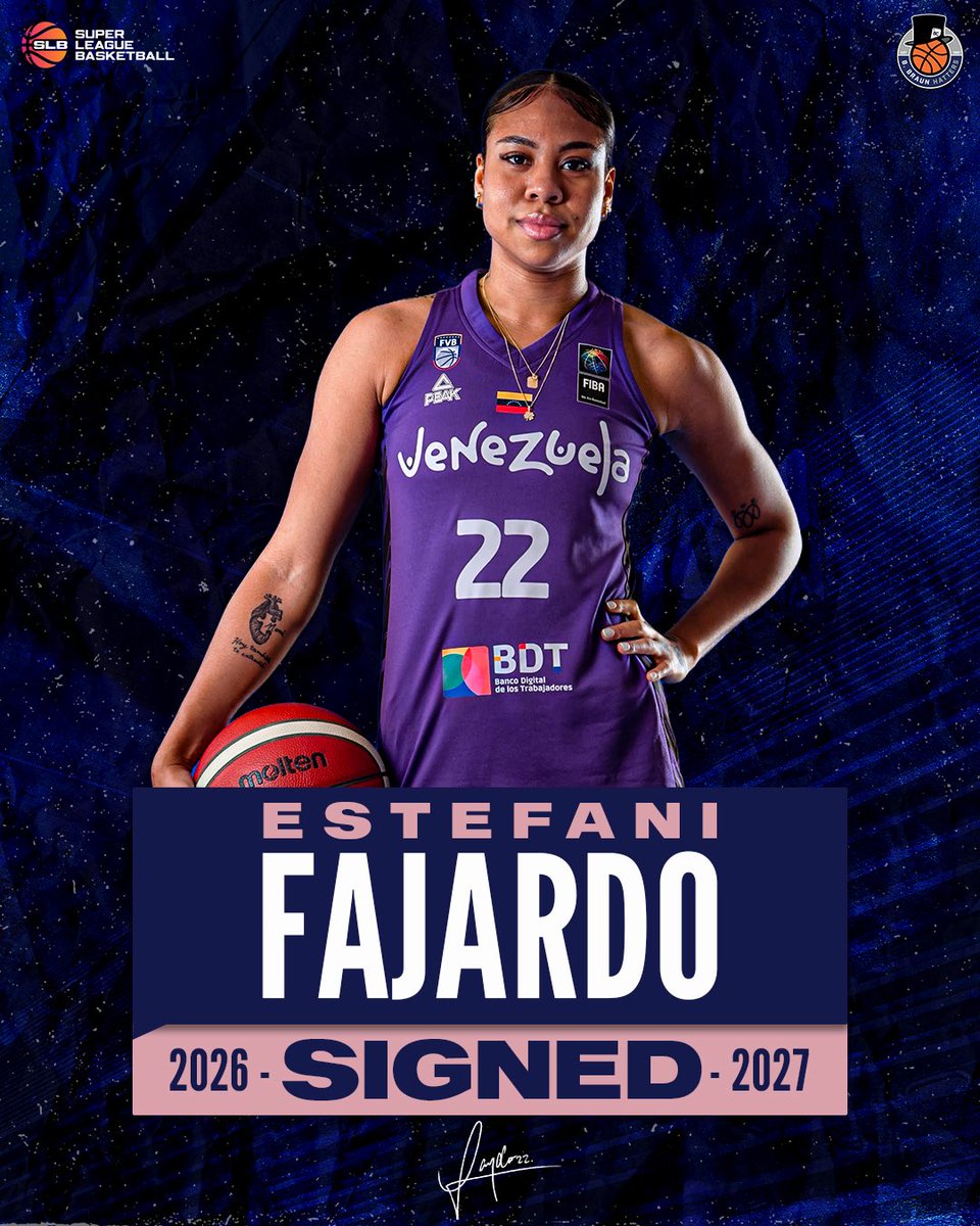 Hatters_BC's tweet photo. Hola Estefani! ✍️

We’re delighted to announce the signing of Estefani Fajardo for the 2026/27 @SprLeagueBballW season 🎩

Read more here 📰 https://t.co/UdJADsmWsF https://t.co/Adqyoik761