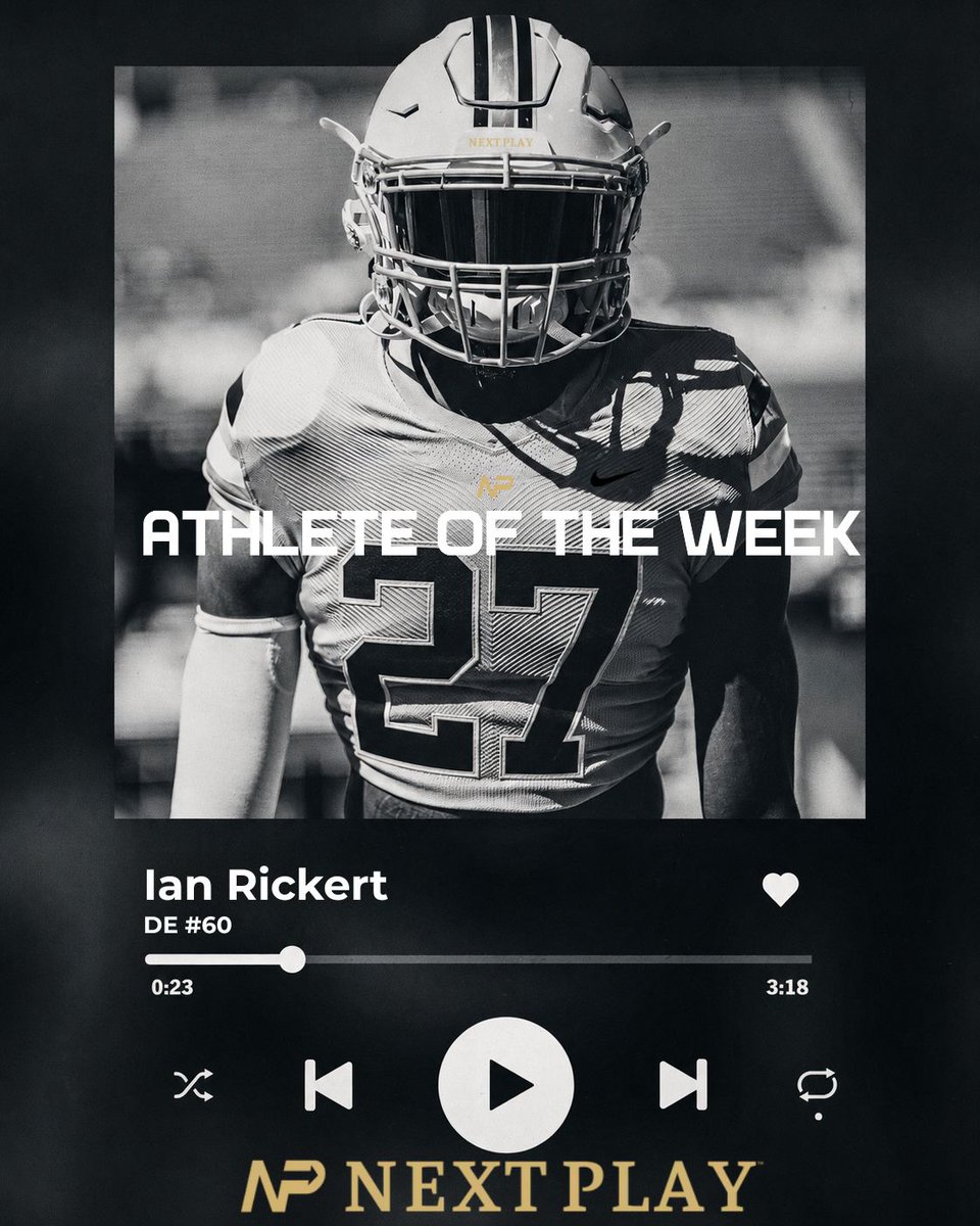 gonextplay's tweet photo. Athlete of the Week: Ian Rickert, 2027 DE from New York, New York. Ian has exploded this offseason, picking up three offers and building serious momentum heading into the season. With plenty of football still ahead, we’re excited to see where his recruitment takes him. Congratulations @ianrickert2027 #GoNextPlay