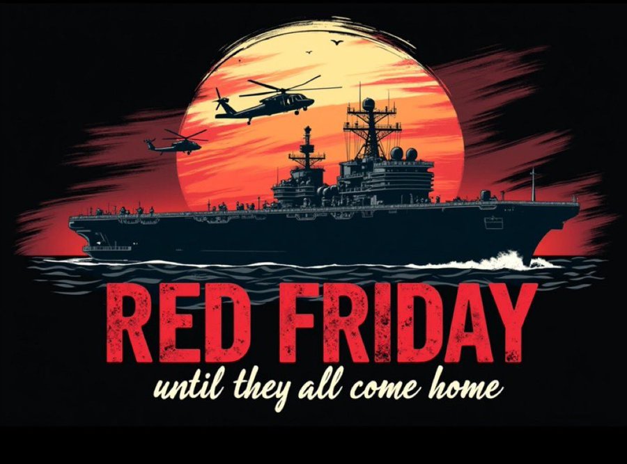 02091942Jay's tweet photo. This RED Friday remember our troops.  They are serving America, I am grateful for their service and sacrifice.
Please pause for a few moments today to remember our Military men and women. https://t.co/ifnWEJheqV