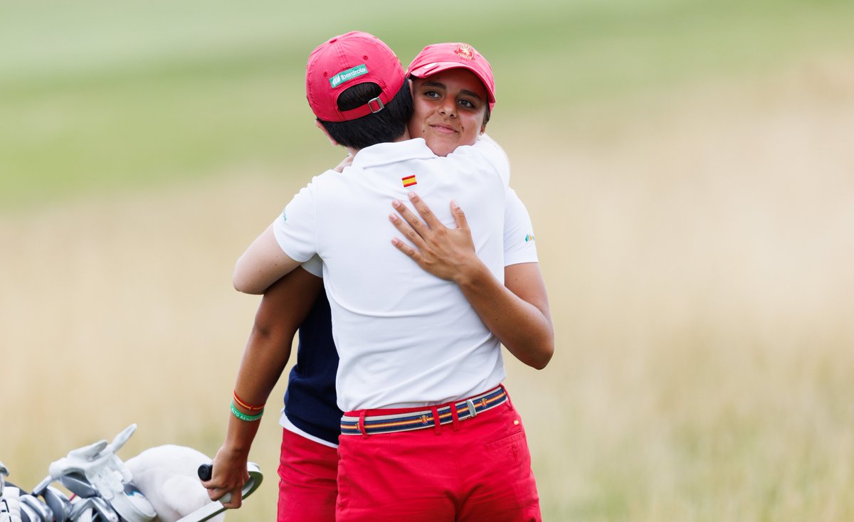 RandA's tweet photo. We have an all Spanish Final in the Girls' Amateur Championship 🇪🇸

Ready for tomorrow at Craigielaw Golf Club 💙 https://t.co/53MIyuRtHY