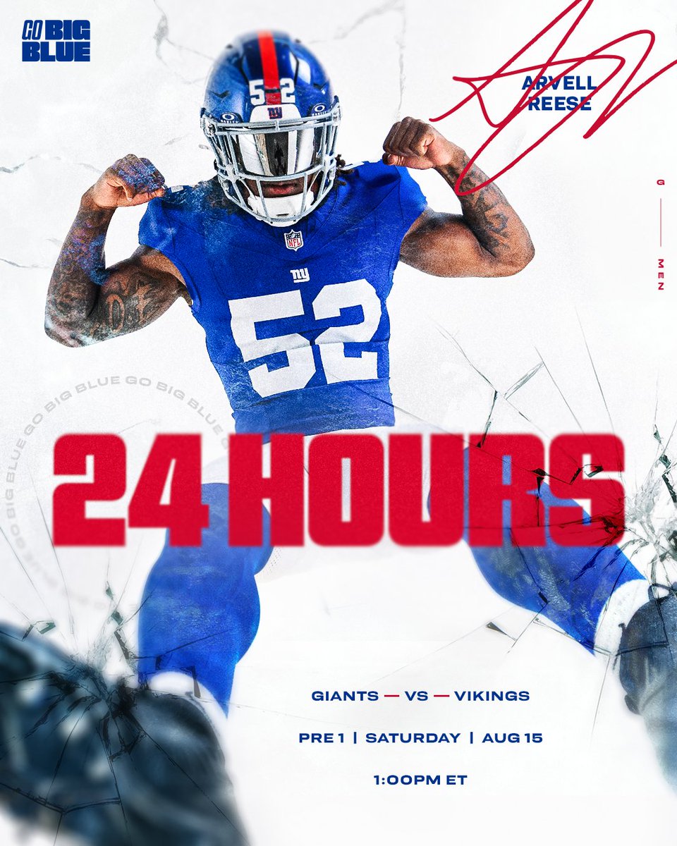 Giants's tweet photo. ⏰ ALMOST THAT TIME ⏰ https://t.co/82GMzxsOeC
