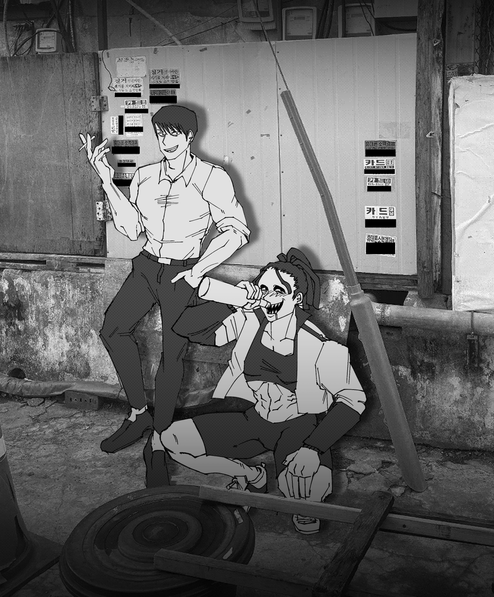 FC3JKBS's tweet photo. 투시&amp;인체연습
기훈이와 자경이~

#격기3반
#FightClass3 https://t.co/U6B4APspQ9