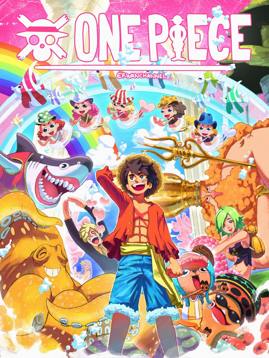 ErwanChannel's tweet photo. finally done with this 🏴‍☠️
here’s my version of #opfancover26 !!

hope you like it 🥹🫶🏼 https://t.co/widuB56StV