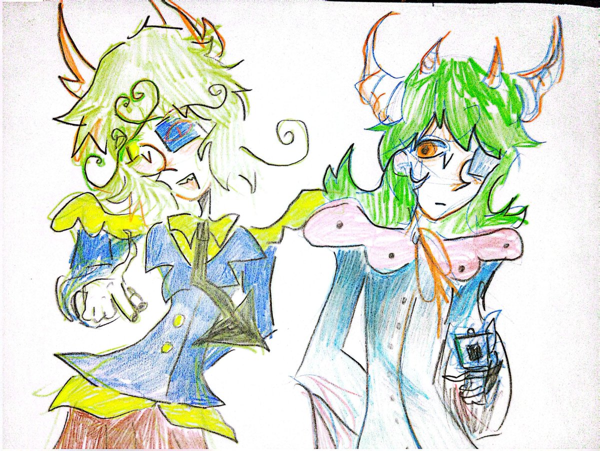 Mongerrrik's tweet photo. @Roxyeae Not the fav art,but ABSOLUTELY FAVOURITE OC's! https://t.co/dxIqD4NYsh