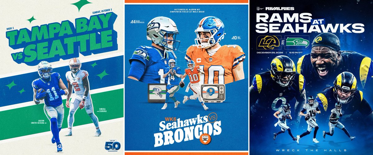 fashion_nfl's tweet photo. Always appreciate teams working together to give the people what they want.  Especially teams willing to wear an alt on the road.

Look at this karmic chain as an example.  Bucs Creamsicle on Ice away.  Seahawks pay it forward in Denver.  Rams bring it back around on Christmas. https://t.co/6e8twLgbGf