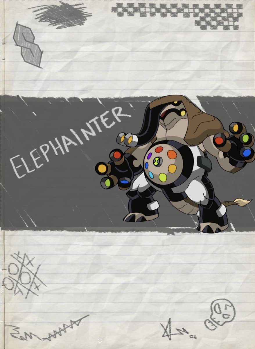 LaughinDeVil's tweet photo. Today’s alien, might be one of my fav so far

ELEPHAINTER, a very strong aline woth the gentle soul of an artist, he can paint pretty much anything, and on anything https://t.co/17QBfvZnvZ
