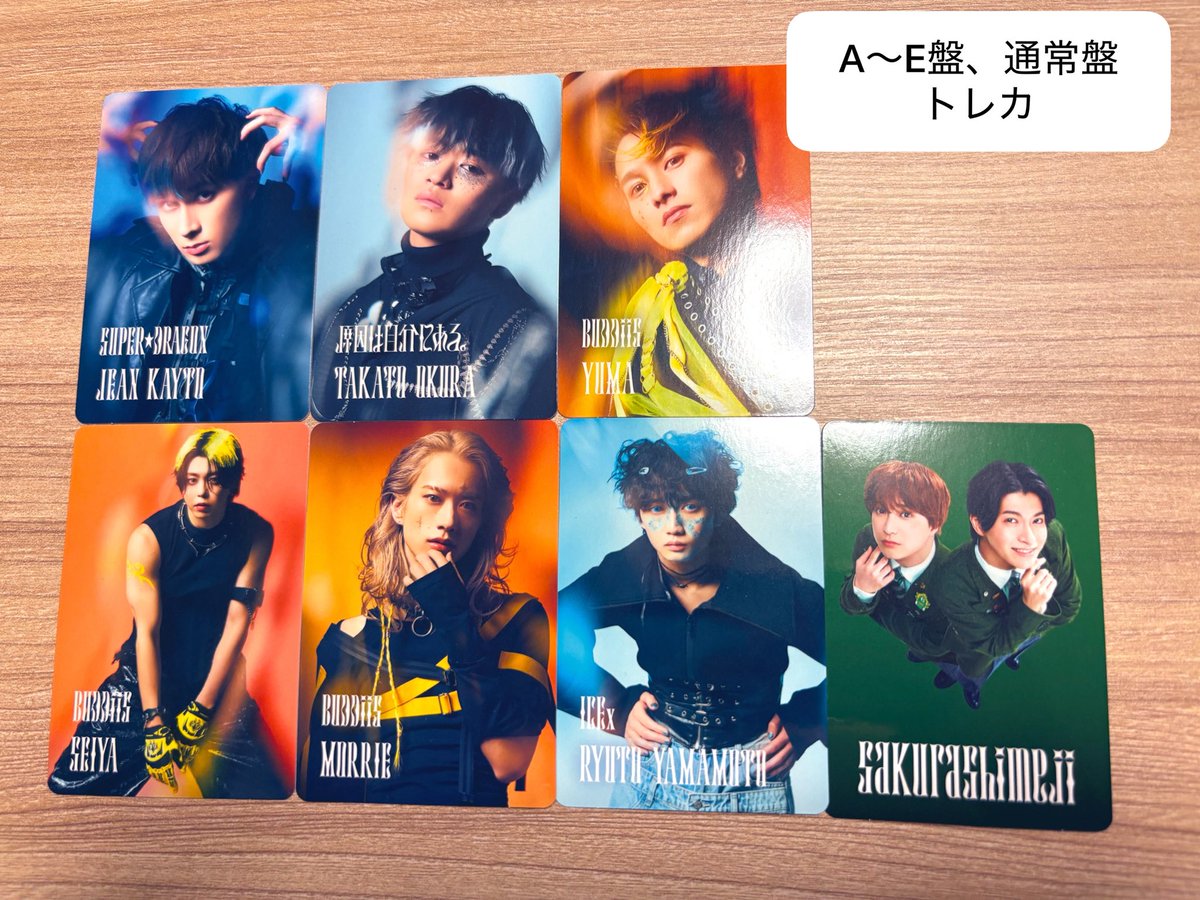 chamu_updated's tweet photo. EBiDAN Yes!東京 トレカ 交換 エビダン

【譲】
画像のもの

【求】
アロハ：どれでも
桜木雅哉：げんじぶ盤＞他
(吉澤要人 田中洸希)
グループ絵柄：超特急 げんじぶ

8/19札幌、郵送での交換希望です。
リプ、DMにてお声かけください。 https://t.co/oOp68NsDHT