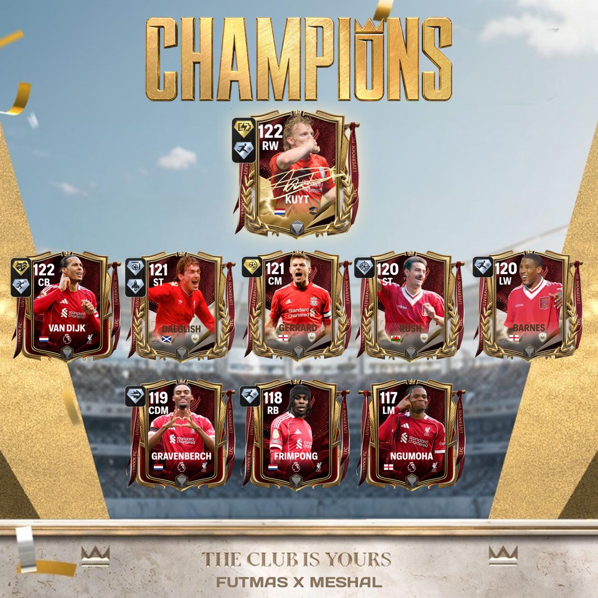 Futmas__'s tweet photo. Expectations for the players of the fourth and final week of the Champions event.

- Are you going to spend the coupons you have and get them, or wait for the next event? 👀 🔥

Collab with @Meshal2009m https://t.co/MJJvE5OD6n