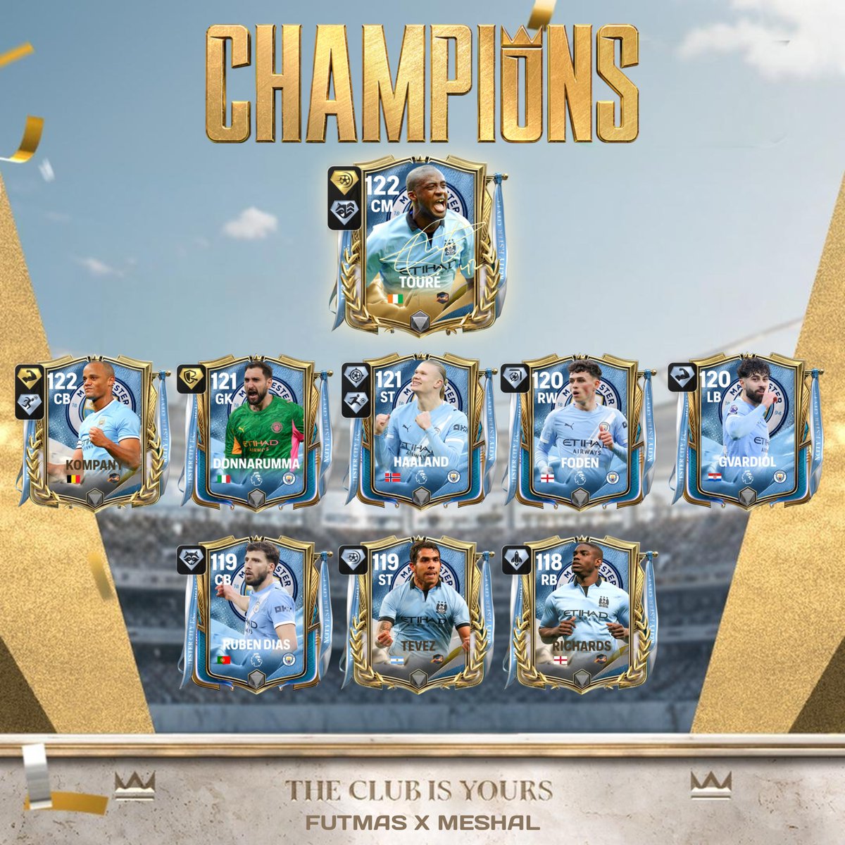 Futmas__'s tweet photo. Expectations for the players of the fourth and final week of the Champions event.

- Are you going to spend the coupons you have and get them, or wait for the next event? 👀 🔥

Collab with @Meshal2009m https://t.co/MJJvE5OD6n