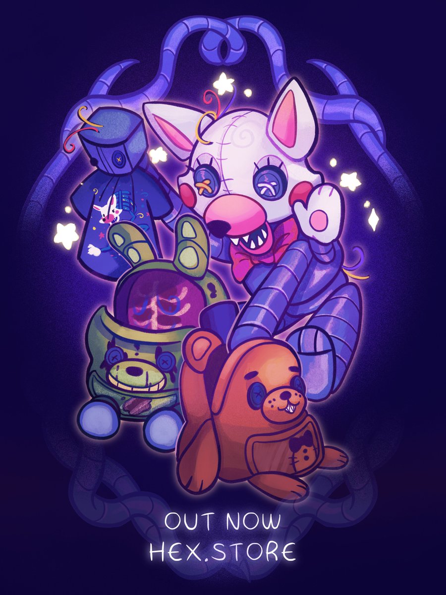 hexbrand's tweet photo. The new FNaF Hex wave is live now! https://t.co/nFsN6hMyzz #FNAF https://t.co/7bMbONibnA