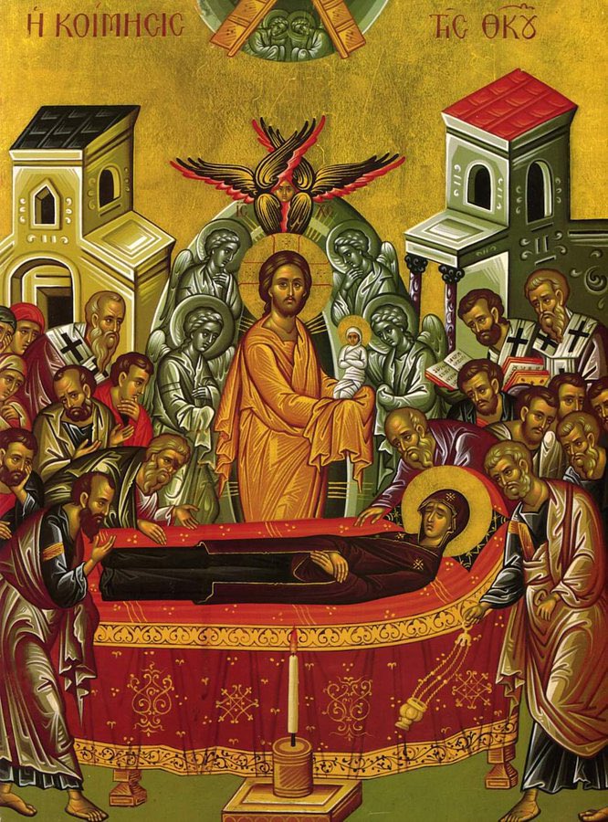 the__Orthodox's tweet photo. ١٥ آب – أهم أعياد العذراء
+ عيد رقاد والدة الإله وانتقالها +

كل عيد وأنتم بألف خير

في ميلادِكِ حَفِظْتِ البتوليّةَ وصُنتِها،
وفي رُقادِكِ ما أهملْتِ العالم
وما ترَكتِهِ يا والدةَ الإله،
لأنّكِ انتقلْتِ إلى الحياة بما أنّكِ أمُّ الحياة.
فبشفاعاتِكِ أنقذي منَ الموتِ نفوسَنا. 🙏 https://t.co/avo9Kb8IM4