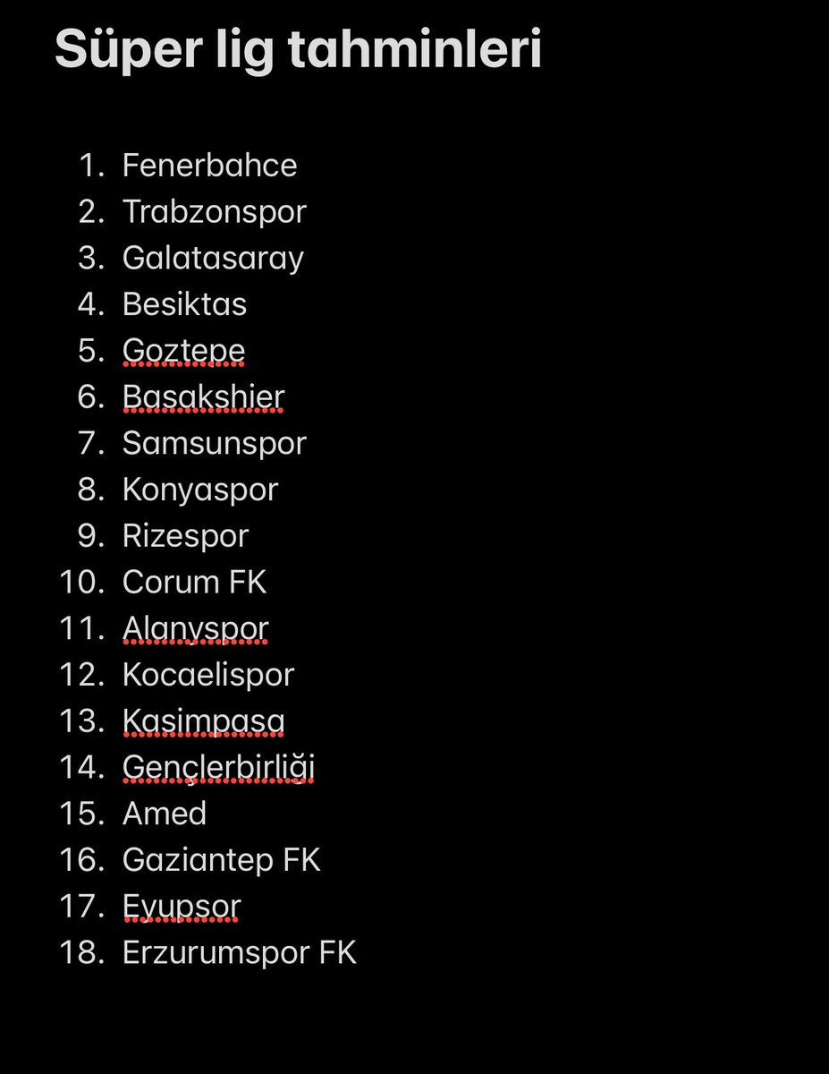 MustafaMYMert's tweet photo. Super Lig Predictions https://t.co/nVvQbrkr04