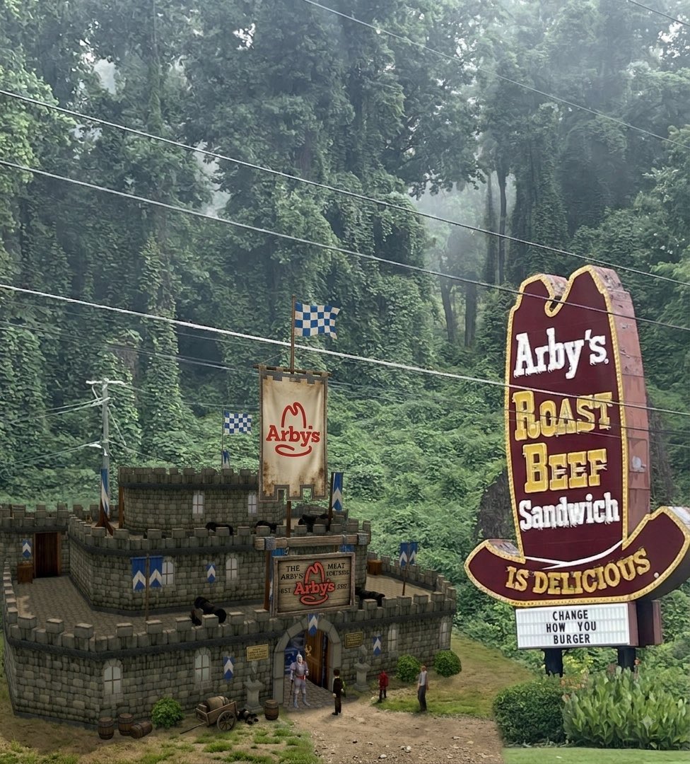 PoopcelGroypers's tweet photo. Would yall eat at the south lumbridge Arby’s? https://t.co/hRWRbsamvD