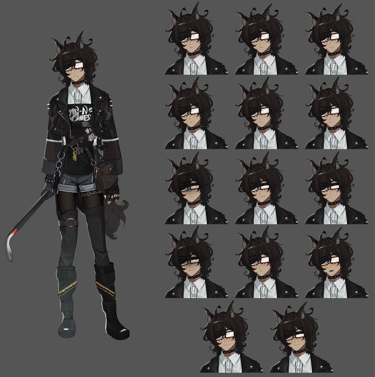 ifoundf1sh's tweet photo. behold the arknights sona 🚬
shes still rough around the edges but im content with how she came out and im excited to post more about my yume:P toyhouse link in thread for info so go have a gander….. #fuckingawesome operator files soon. elite 2 art when i feel like locking in https://t.co/12au8nUQcd
