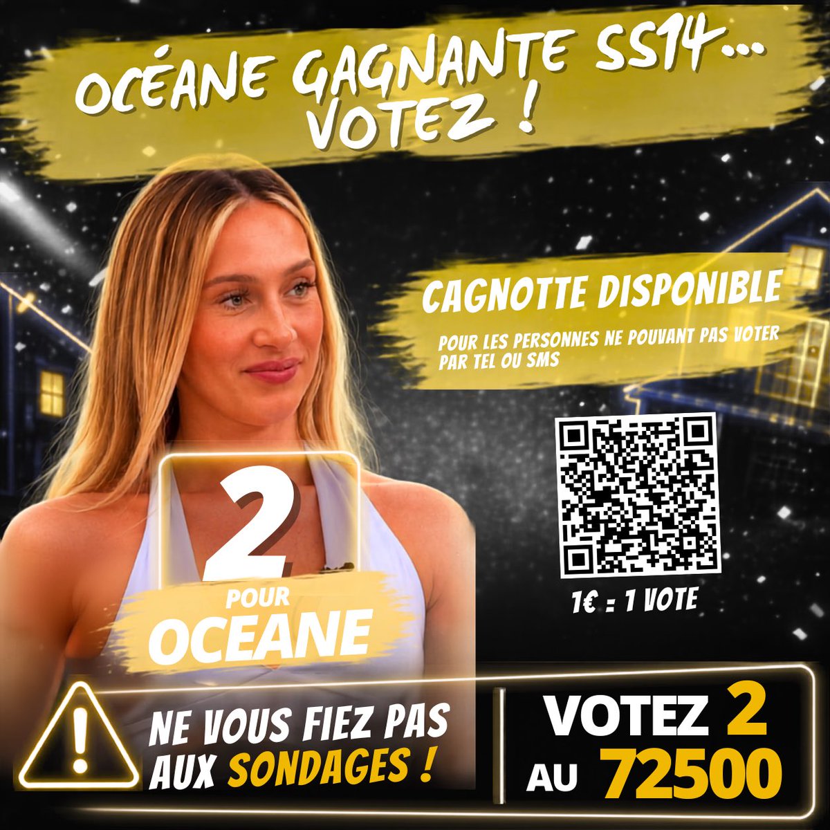 Oce_SecretSto's tweet photo. 📢 CAGNOTTE POUR OCÉANE 🤍

Tu ne peux plus voter depuis la Belgique, la Suisse ou ailleurs ? 🇧🇪🇨🇭 On vote à ta place dans les votes réels !

💰 Participe ici : https://t.co/bXrn9xGUpx

💌 En cas de problème ou si tu veux des preuves des votes, viens en MP !

Chaque vote compte pour faire gagner Océane 🏆🤍
#SecretStory #SS14 #SecretStory2026