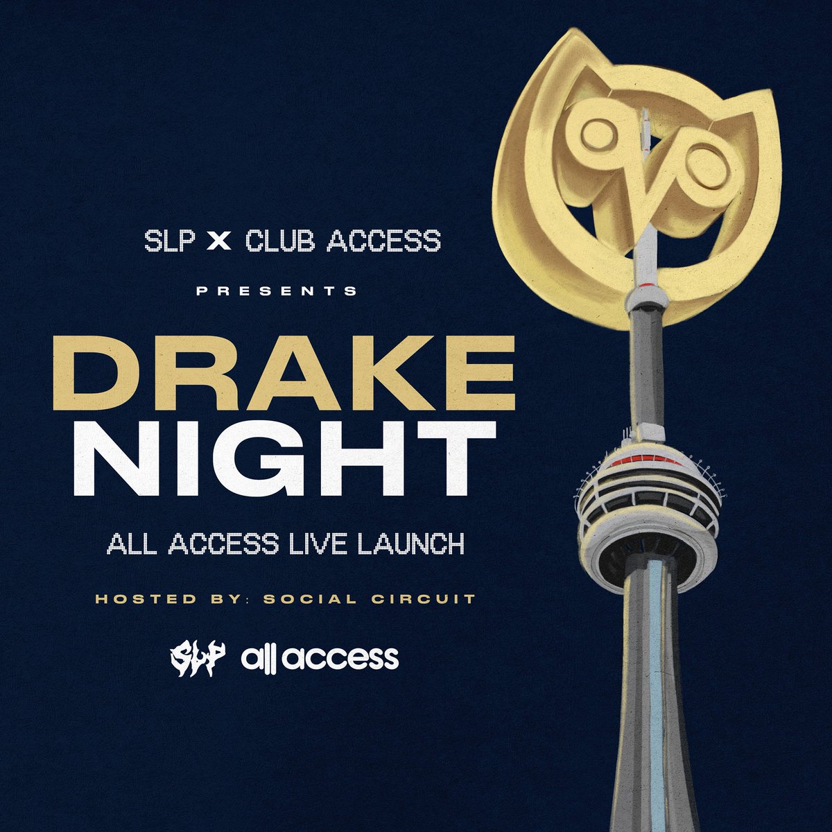 allaccesshq's tweet photo. SLP x Club Access is bringing its first-ever Drake-themed party. 🔥 

READY? 😏 @silly_lost 
#liveandloaded https://t.co/Nja50uuuGX