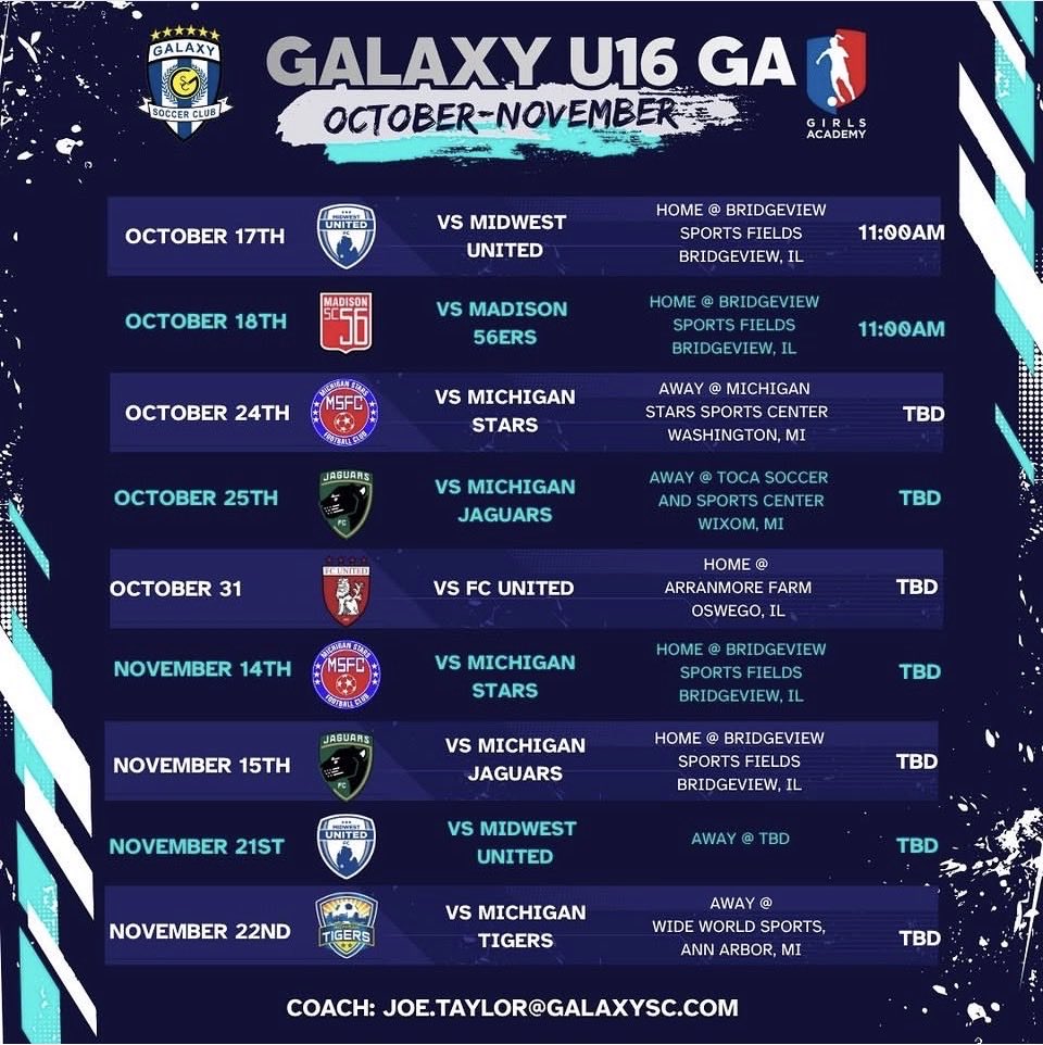 Harper_Stokes_'s tweet photo. 🚨2026 Schedule Release 🚨

 Check out our schedule for the 2026-2027 season!!!
@TopDrawerSoccer @PrepSoccer @TheSoccerWire @ImYouthSoccer @GalaxySCIL https://t.co/ErIZZnkhbn