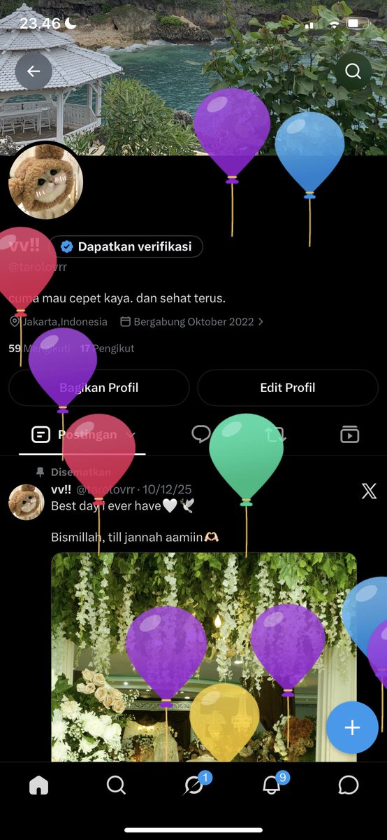 tarolovrr's tweet photo. Feelin’ blessed on my 26th birthday 🥂🎂
Tahun pertama merayakan ultah bersama suamii dan semoga bisa terus merayakan hari “kami” berdua dalam jangka waktu yang sangat lamaaaaa~~ aamiin

Tak lupa manifesting untuk baby utun untuk segera lahir yuu nakk👶🏻👶🏻👶🏻 https://t.co/HgItsoiGdi