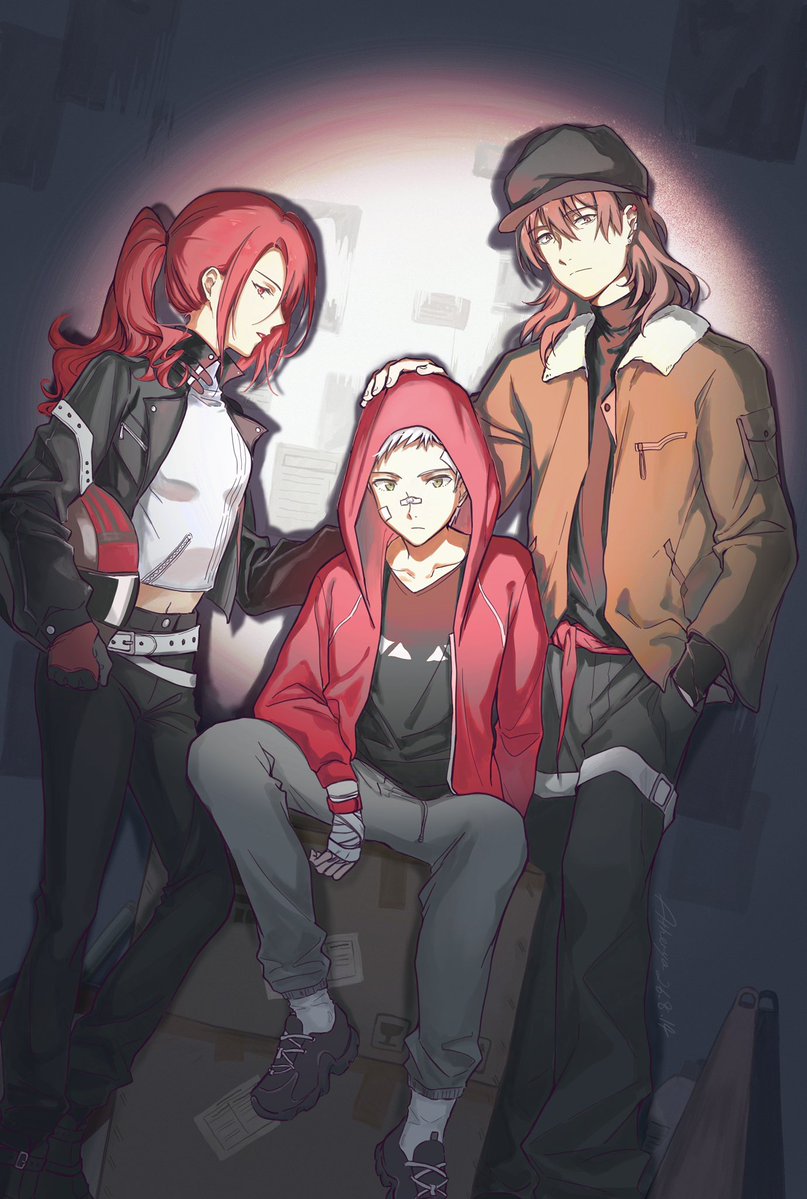 4yr3ht4's tweet photo. #persona3 #ペルソナ3 

“What are you looking at?”

Akihiko &amp; Mitsuru &amp; Shinjiro https://t.co/QB3TtOtaD8