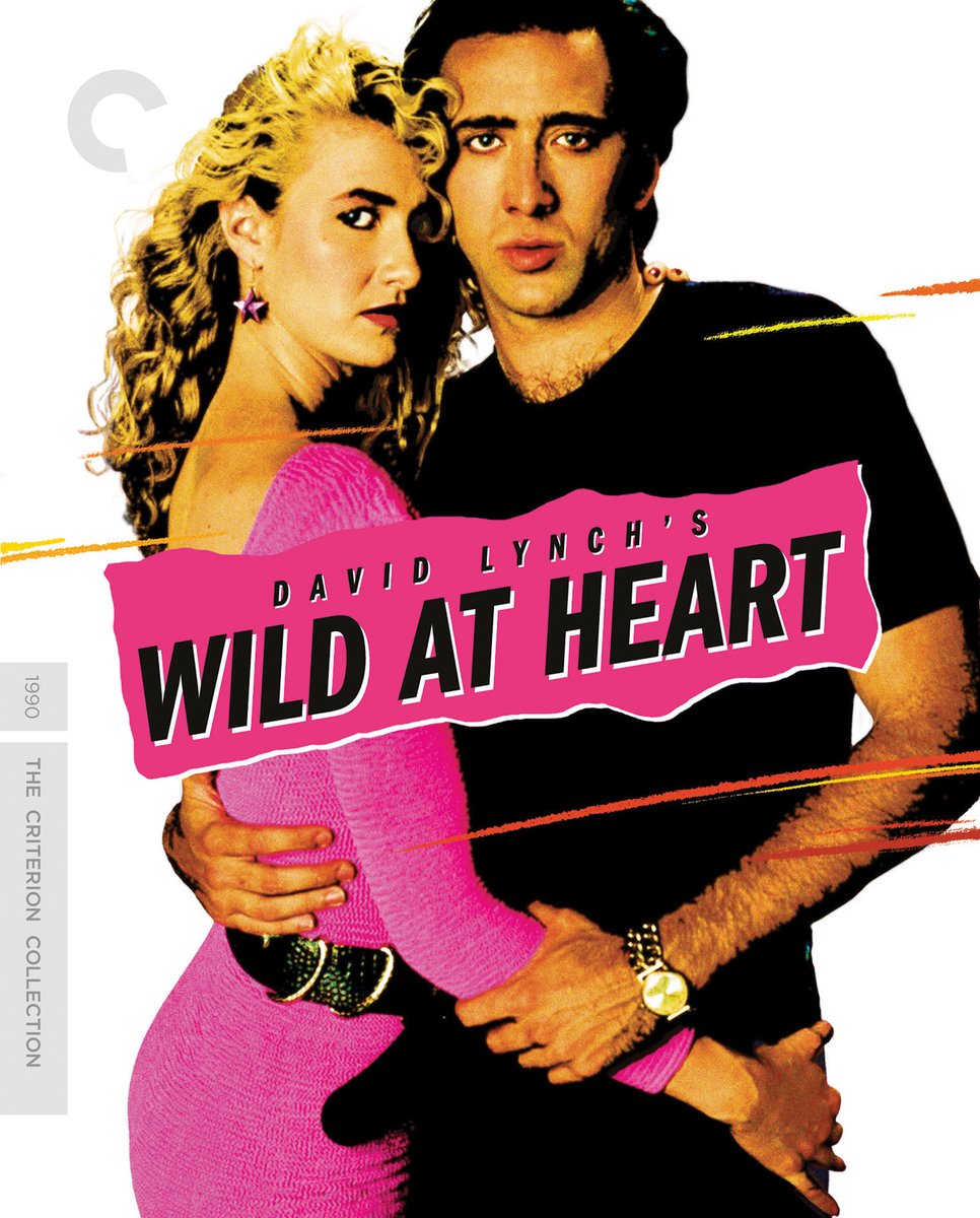 Criterion's tweet photo. WILD AT HEART (1990) • Coming to Criterion in November 2026! https://t.co/9b4bjIOuIQ

“This whole world is wild at heart and weird on top.” With this torrid adaptation of the novel by Barry Gifford, David Lynch pushed his vision of nightmarish Americana into new realms of delirious excess and feverish romanticism.