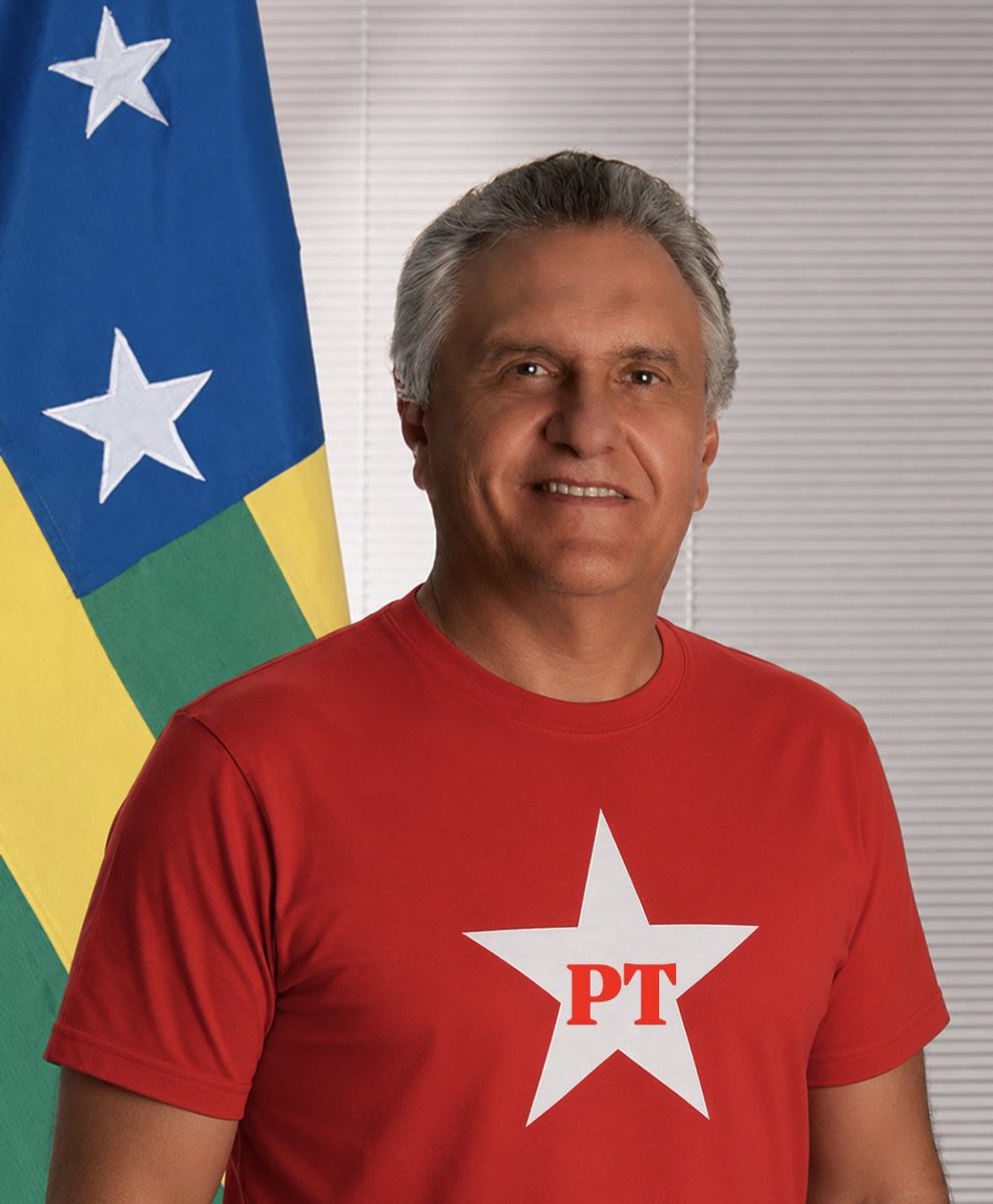 Javair33108364's tweet photo. @TumultoBR Então o Caiado já pode usar a camisa do PT!!! https://t.co/07GW2wYINx