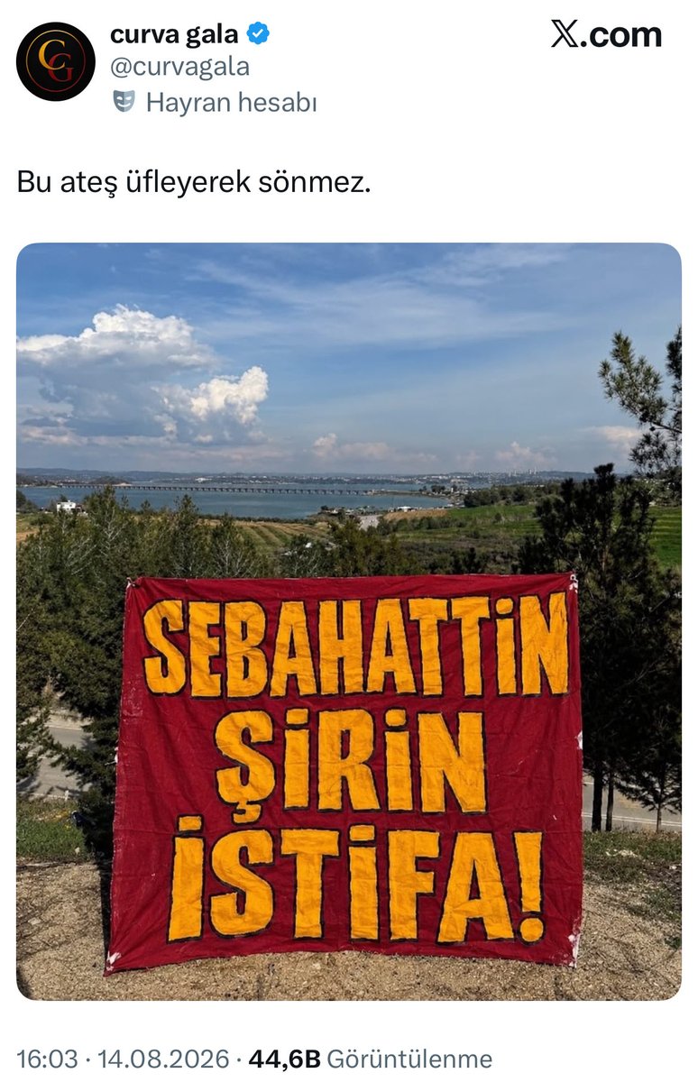CimbomPankart's tweet photo. Yapay zeka ile yapılmış bir pankarttır.  İtibar etmeyin! https://t.co/aGmmNQrJDb
