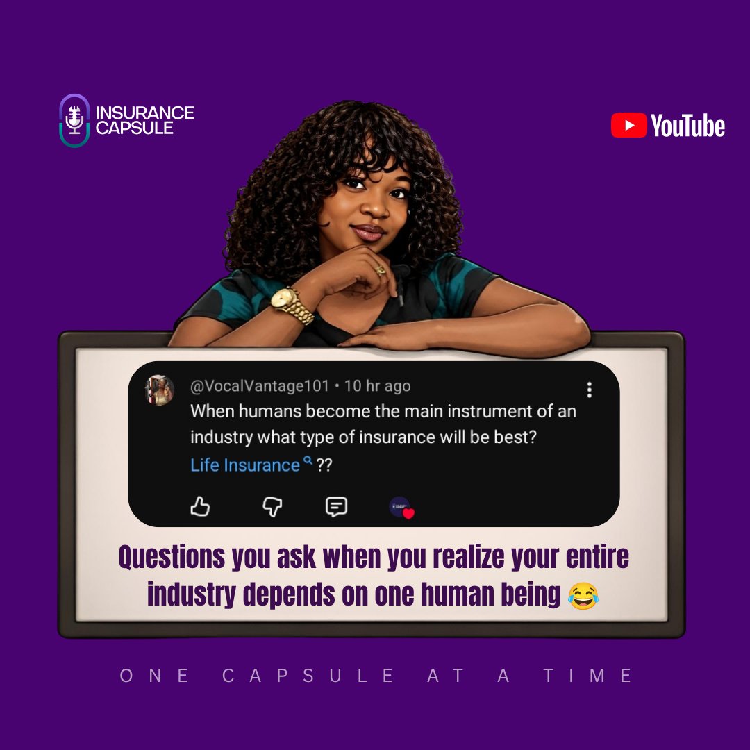 Insurancecap101's tweet photo. Your comments were too good to leave in the comment section 😂 So we turned a few of them into memes!

Keep the comments coming; we might just meme yours next 👀😂

#InsuranceCapsule #InsuranceNigeria #InsuranceEducation #NigerianYouTube #InsuranceMemes https://t.co/cF8SYyMtxe