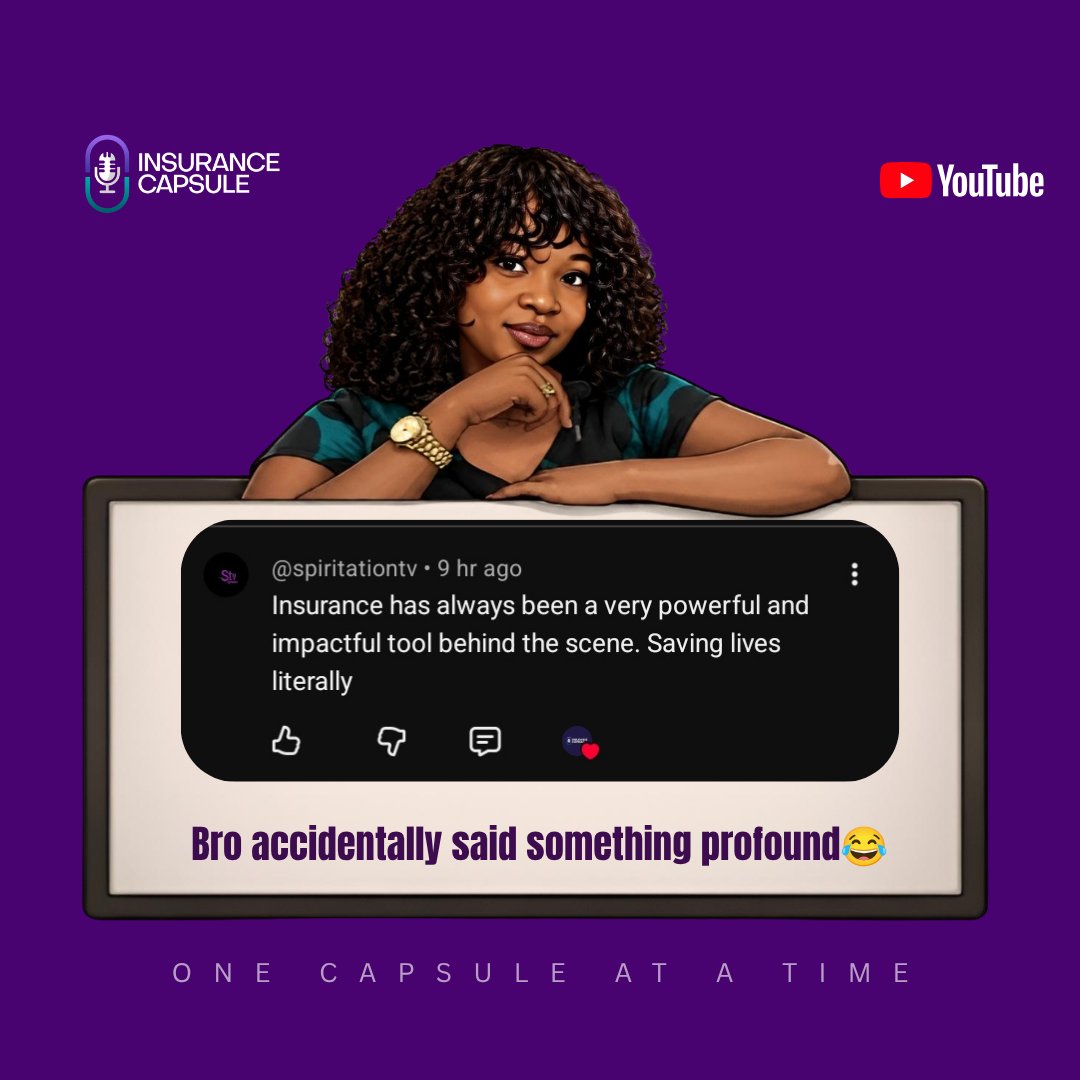 Insurancecap101's tweet photo. Your comments were too good to leave in the comment section 😂 So we turned a few of them into memes!

Keep the comments coming; we might just meme yours next 👀😂

#InsuranceCapsule #InsuranceNigeria #InsuranceEducation #NigerianYouTube #InsuranceMemes https://t.co/cF8SYyMtxe