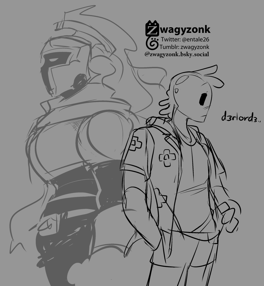 entale26's tweet photo. quick scribbles before bed #sfawtde https://t.co/KWiiL0u7D4