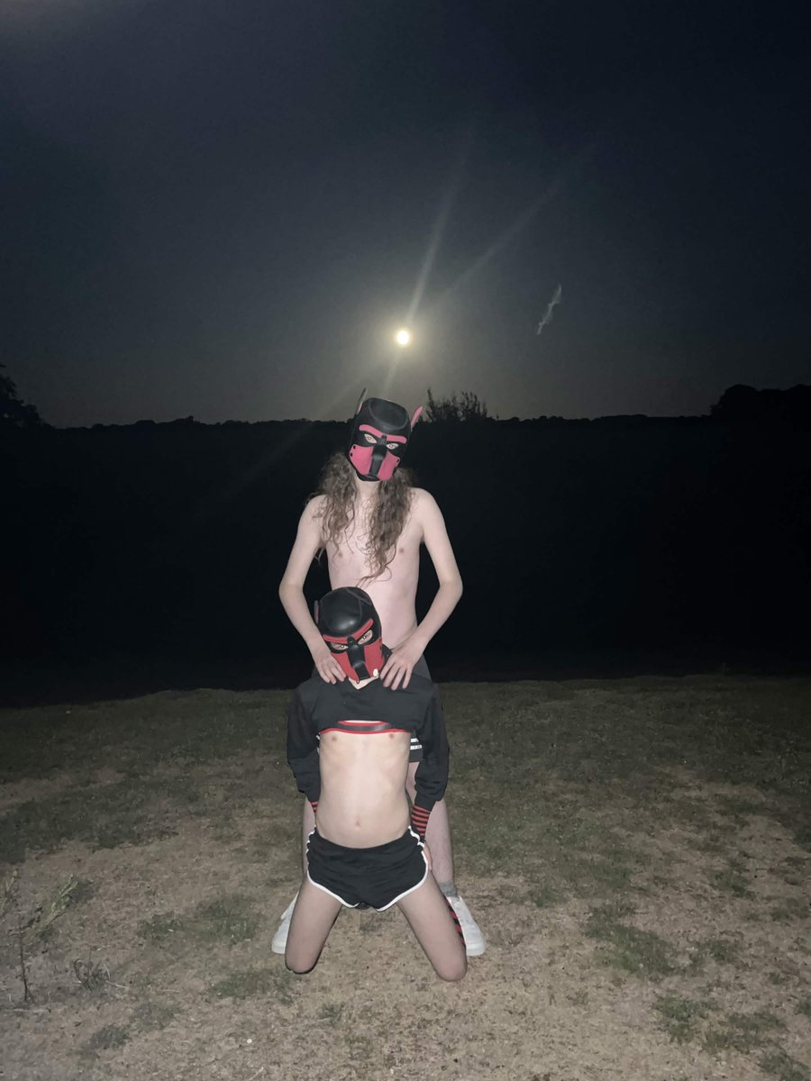 PupRosePupMason's tweet photo. Woof Woof! Just two submissive pups fighting for who's on bottom 🥺🐾
#pupplay #chastity https://t.co/tQZ0KXFhfU