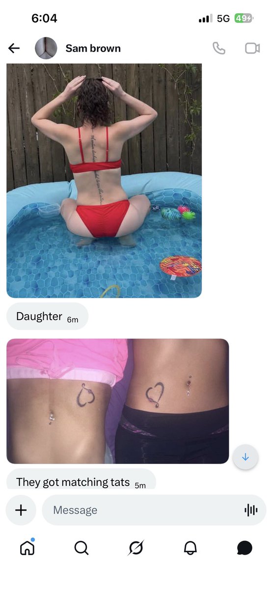 randomuser29285's tweet photo. Look at these fuck up sending his wife and daughter to be degrade by a man like me 😂😂 #nsfw #nsfwtwt #goon #gooner #goonette #gooned #gooning #ass #spread #slut #whore #cheating #cuck #cucked #cuckold #humiliation #degrading #degradation #porn #exposed #nudes #solo #sologirl https://t.co/CfZ3F7WzDE