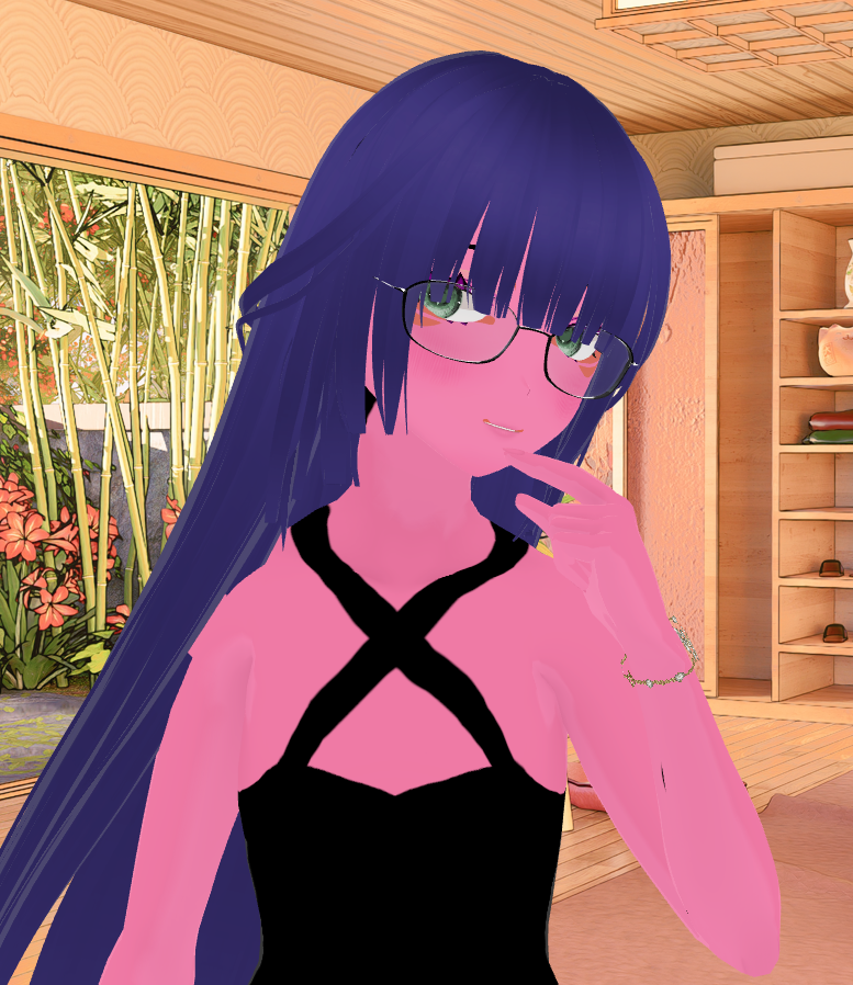 Yuna_avatars's tweet photo. Hi this a new model i did hope u like it <<3
(like if you wanna buy itso ill know if it's woth it to sell my models) Her name is Roselle..
#vtuberfr #vroidmodel #vroid #nerd https://t.co/Nfrr9QwVAI