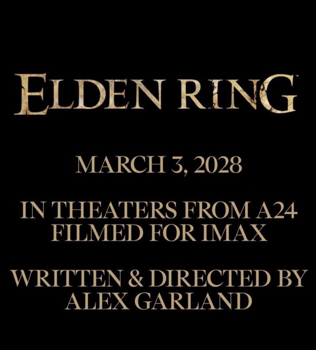 BrimzyIsMe's tweet photo. Honestly I’m excited but skeptical. I feel like there is too much to fit into a few hours. I think if this was a tv series I might enjoy it more 🤷‍♂️  #eldenring #gaming #eldenringmovie https://t.co/nhpllwvoNt