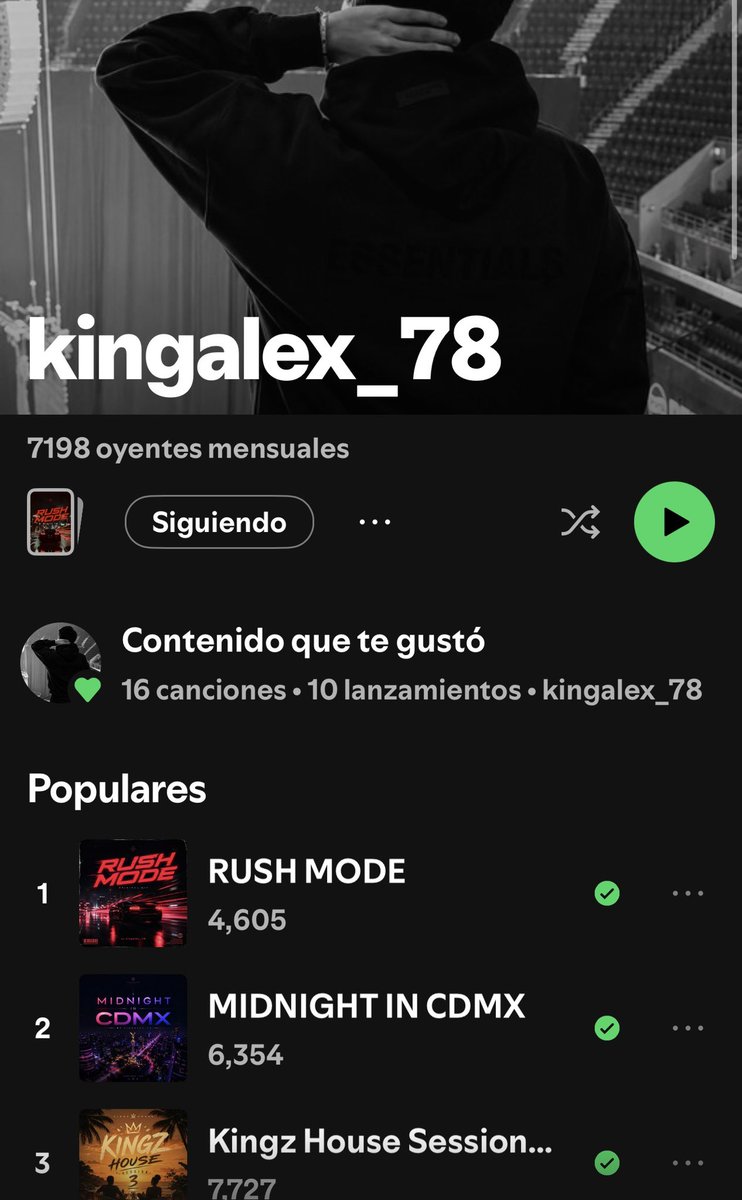 kingalex_781's tweet photo. @Spotify @katseyeworld @Spotify I truly believe my music has huge potential. I recently reached thousands of listeners, and my songs are still gaining streams, but Spotify has almost stopped recommending my music. 🎧

I just want a chance to be discovered. My music deserves to be heard. 🚀 https://t.co/FknaFILLlE