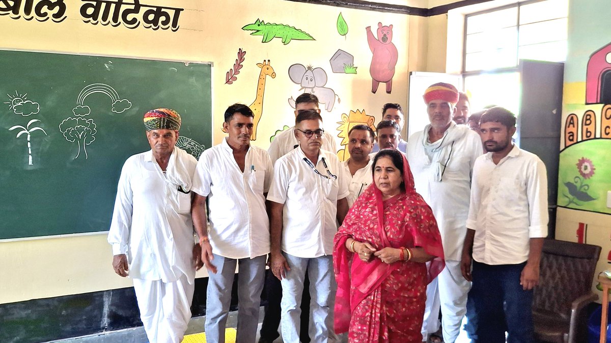 manjubaghmar's tweet photo. नागौर -जायल प्रवास के दौरान ग्राम झलालड़ में नव निर्मित कक्षा -कक्ष लोकार्पण एवं सामुदायिक भवन व नवीन सड़क शिलान्यास कार्यक्रम में सहभागिता की।
इस अवसर पर जनप्रतिनिधि, पार्टी पदाधिकारी व ग्रामीणों की भागीदारी रही।
@RajCMO #communityhall #school https://t.co/qqQX0f6whV
