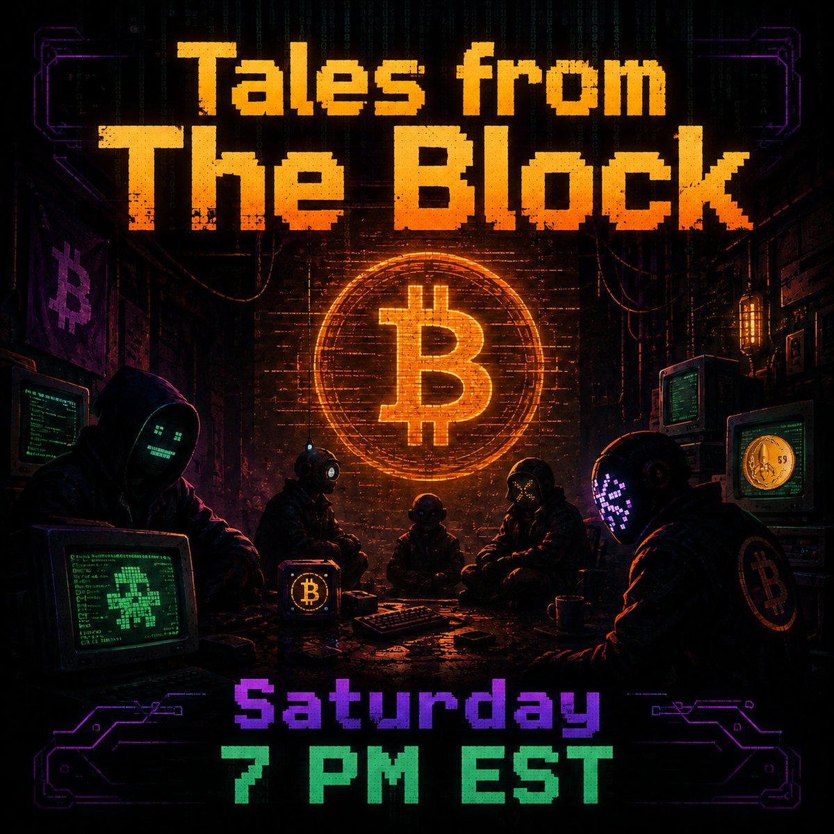 ProjectB59's tweet photo. We have a subject and a new time! Saturday 8/15 at 7PM. We're discussing if Bitcoin is still Cypherpunk. See you all there! https://t.co/k9o3orOLGf