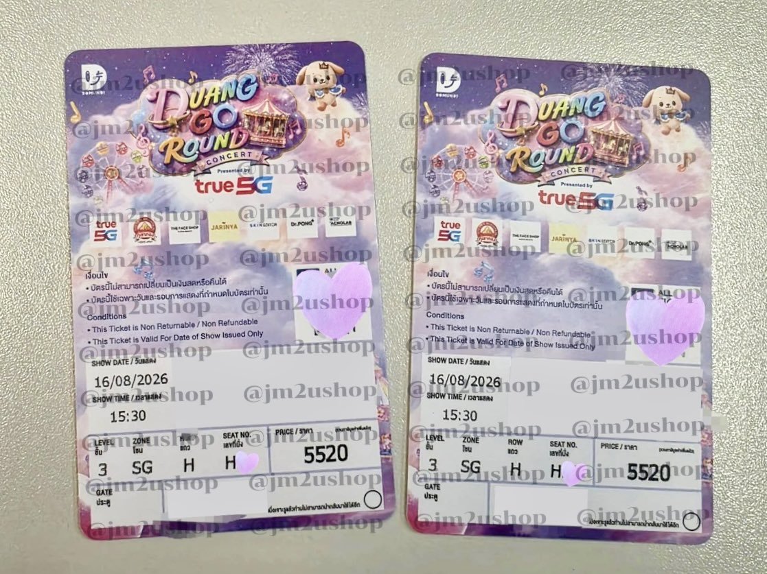 eversendxl's tweet photo. ปล่อยบัตรวันที่15/8 
บัตร4500 โซนSJ แถวG

- ราคาอัพสูงเ��ราะได้ราคาอัพมา ขอคนรับได้
- นัดรับหน้างาน หรือ วันนี้แถวเมืองทองได้เลย

DM สอบถามราคาคะ

 #DuangGoRoundConcert https://t.co/41MeY4BRww