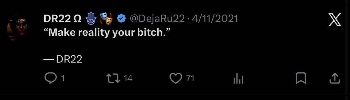 DejaRu22's tweet photo. https://t.co/WDmDvn9yUB