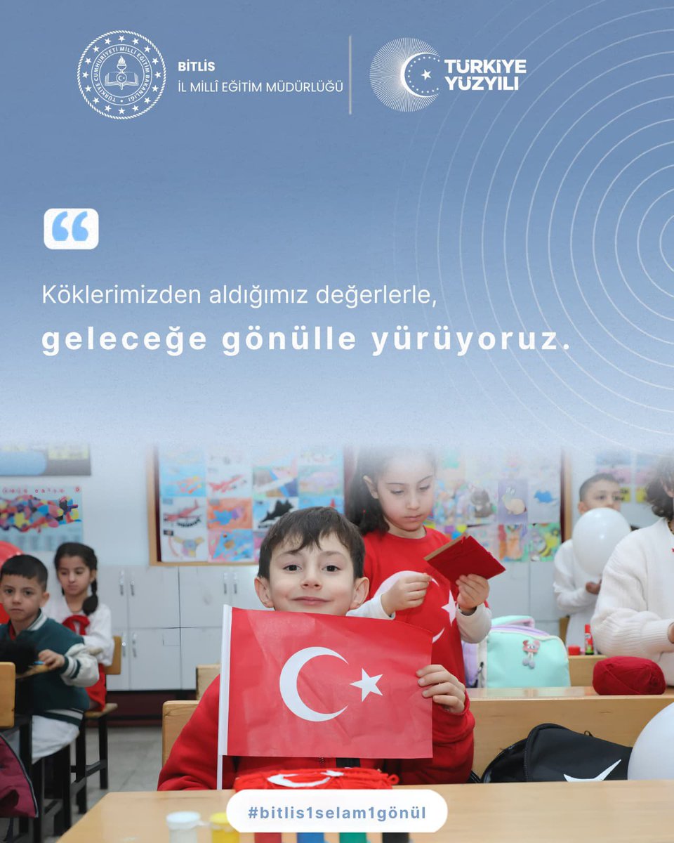 rafetakgn1's tweet photo. Geçmişten geleceğe uzanan bir değer selamlaşmak
#bitlis1selam1gönül
@tcmeb
@Yusuf__Tekin
@MebOrgm
@TayfunOzyolcu https://t.co/2l3u91zii0