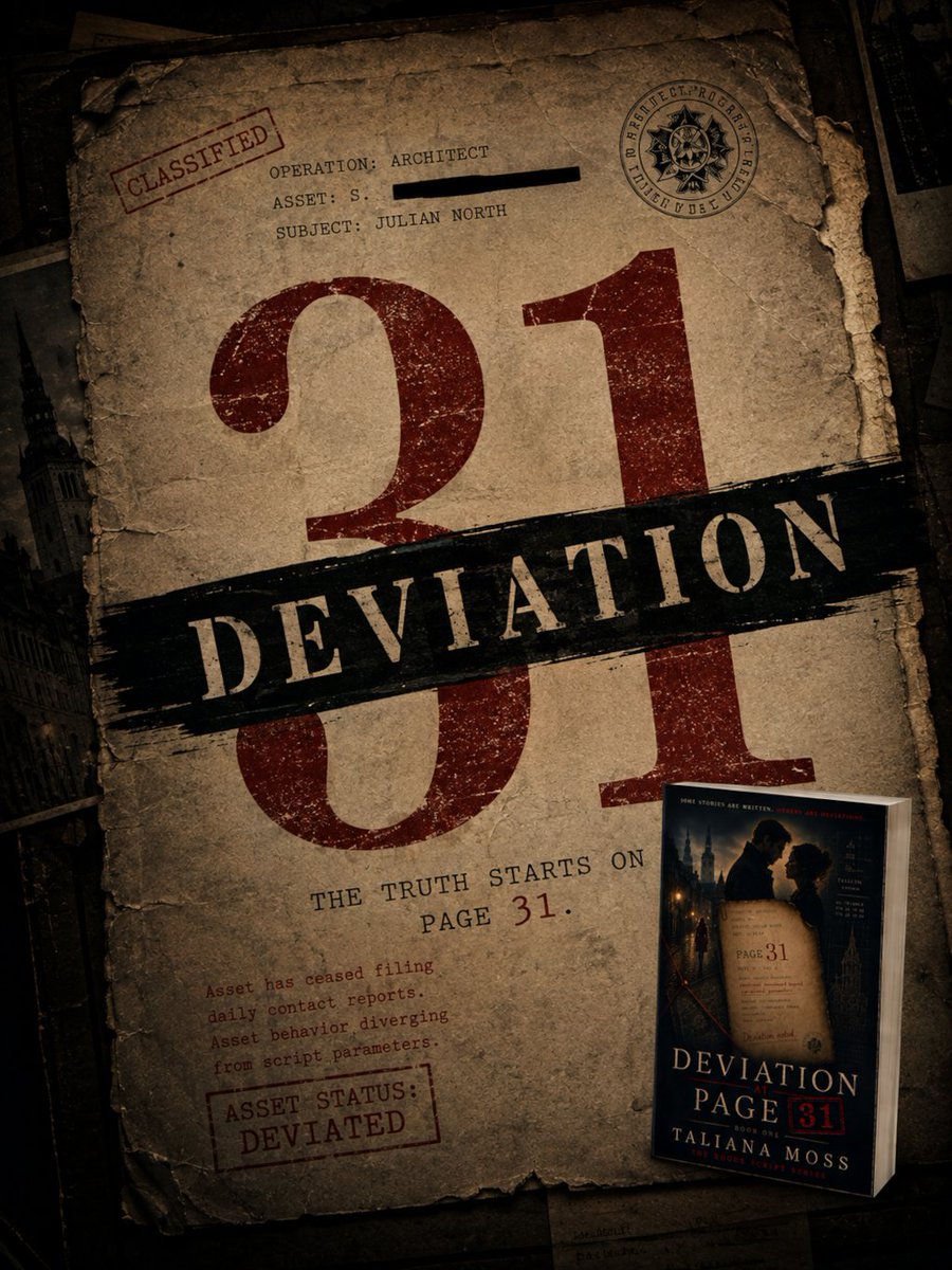 seductiveSuspen's tweet photo. What happened on page 31? 🤔
It's the moment the asset stopped following orders.
The moment everything changed.
The moment she went rogue.
DEVIATION AT PAGE 31. The truth starts on page 31. 📖
#DeviationAtPage31 #Page31 #Mystery #RomanticSuspense #TalianaMoss #KU
#Bookstagram https://t.co/3eU14Knof0