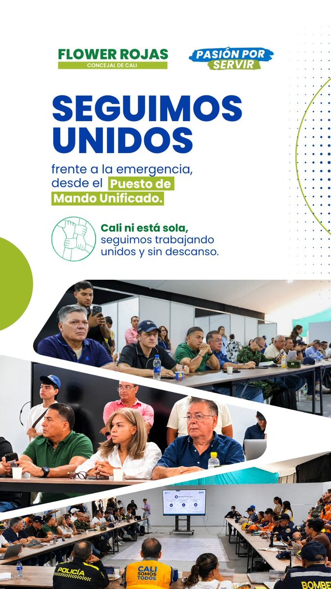 flowerojas_'s tweet photo. Seguimos unidos, trabajando y acompañando a Cali. 🤝 https://t.co/e3P39M5WoL