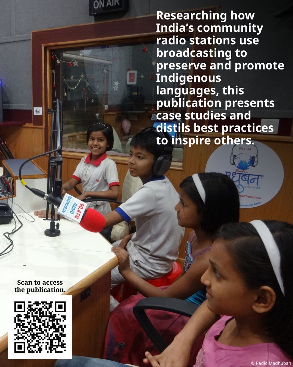ILDecade's tweet photo. Every Language Tells a Story. Every Voice Matters.

On #IndigenousPeoplesDay, @unescoindia launched a handbook on #IndigenousLanguages &amp; community radio, highlighting how media can preserve languages, culture &amp; knowledge.

Learn more: https://t.co/7puL3yyzkE

#IDIL https://t.co/PQzNlAqMhj
