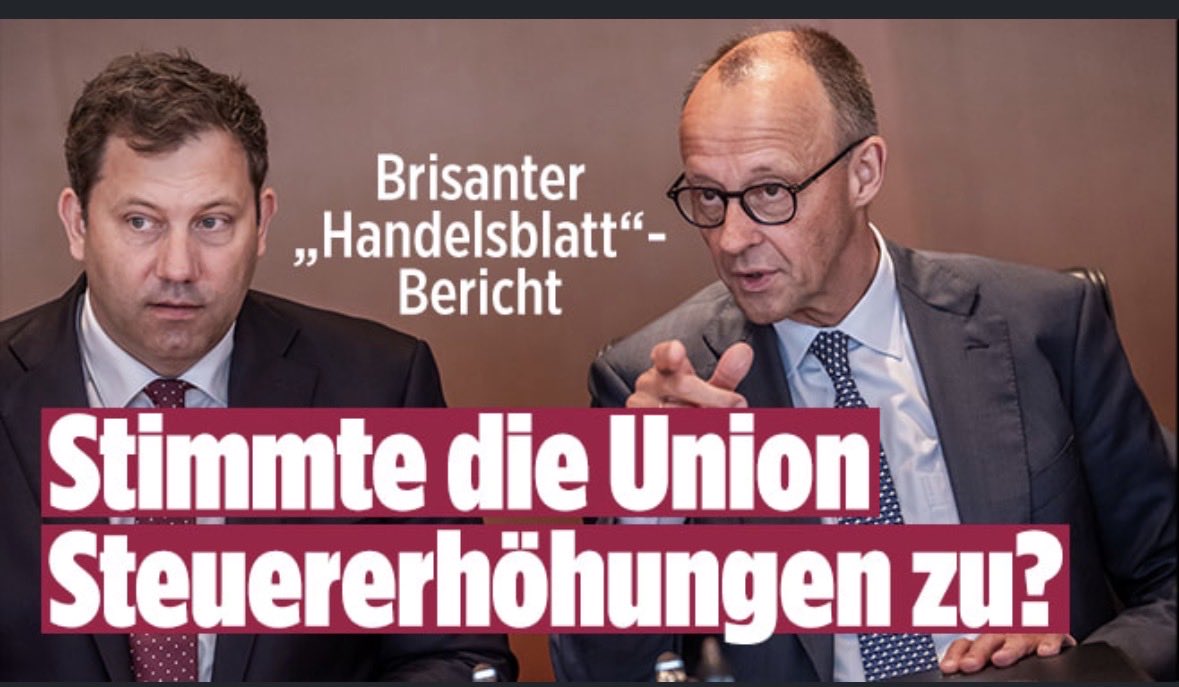 nuechternblick's tweet photo. Wer zweimal Ja sagt, kann hinterher schlecht Nein meinen. Genau das versucht die Union gerade bei Klingbeils Steuerplänen. Erst die Empörung über zu kleine Entlastungen. Dann der Rückzieher bei den Steuererhöhungen zur Gegenfinanzierung, die angeblich nie final beschlossen waren. Interne Mails zwischen Kanzleramt und Finanzministerium, die dem Handelsblatt vorliegen, erzählen eine andere Geschichte: zweimal zugestimmt, zweimal öffentlich bestritten.

Das ist kein Steuerstreit mehr. Das ist ein Offenbarungseid über Verlässlichkeit.

Wer in Interviews Entlastung verspricht und in Verhandlungsräumen Erhöhungen mitträgt, verliert nicht nur Vertrauen beim Koalitionspartner. Er verliert es bei jedem, der genau hinschaut.

Vergessliche Verhandler. Beschlüsse mit Verfallsdatum. Eine Koalition, die sich die eigenen Kompromisse nicht mehr zutraut.

Wie soll man einer Regierung vertrauen, die sich nicht mehr erinnert, was sie selbst unterschrieben hat?