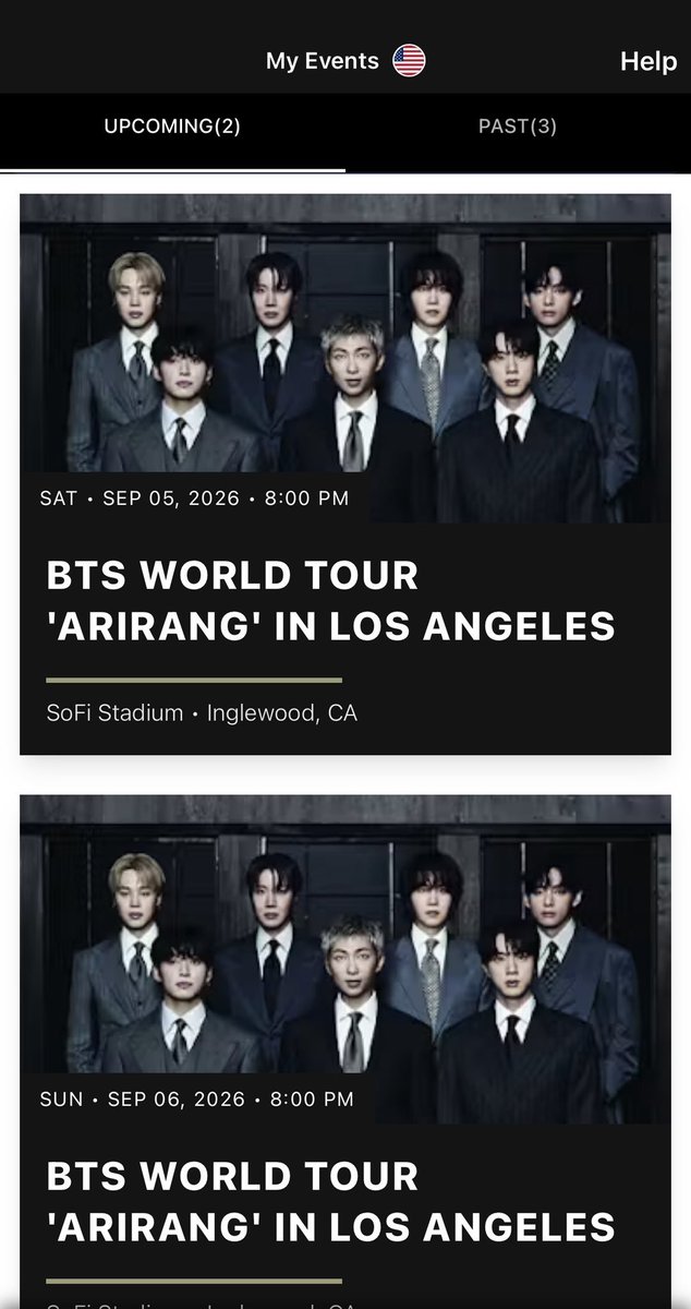 ashs417's tweet photo. IS ANYONE INTERESTED IN BUYING BTS TICKETS 🎟️ FOR SOFI STADIUM - INGLEWOOD, CA (9/05)

- FOR FACE VALUE 

Send a DM if interested 

🏷️  BTS World Tour ARIRANG SoFi stadium los angeles iso la California ca wtb wtt wts ticket 🎫 https://t.co/a3FCnp5dLS