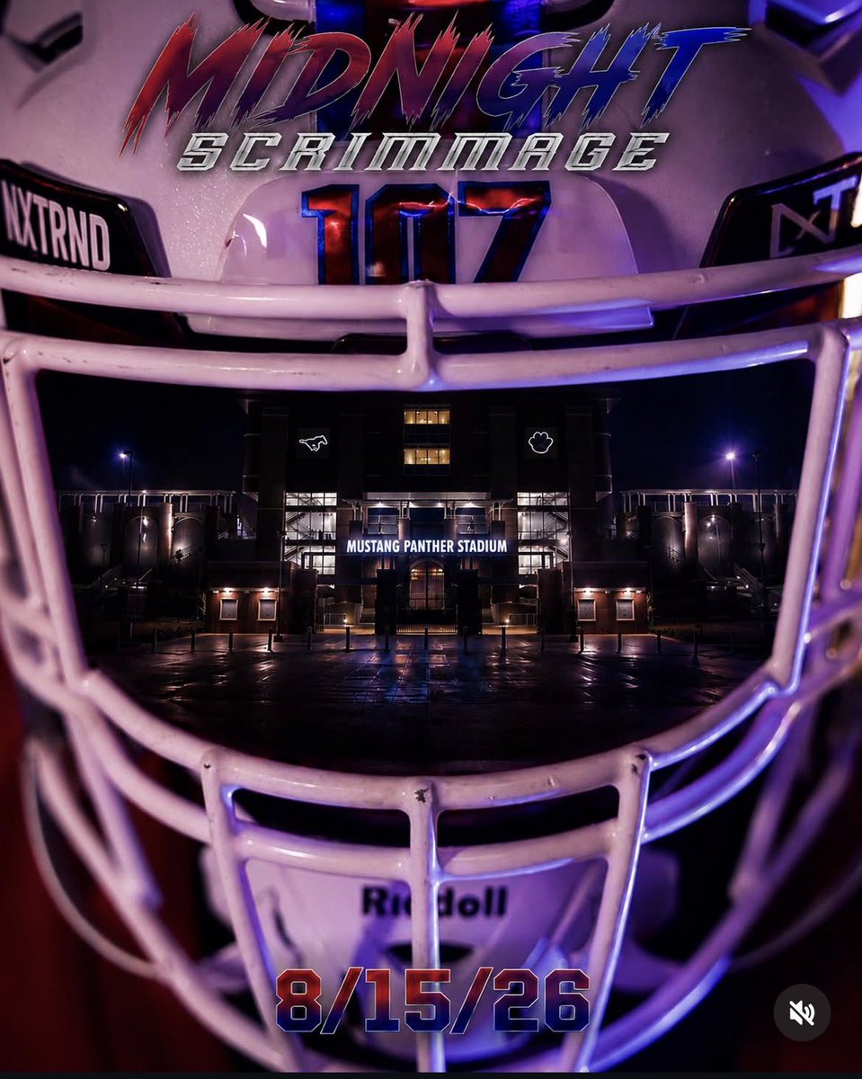 CarsonHolzapfel's tweet photo. π MIDNIGHT MADNESS! π
The first @GHSMustangsFB scrimmage of the year kicks off at 12:01 AM! ππ₯
The season has officially started! Full pads, here we go! πͺ
14 DAYS until the first official game on August 28! β³
Letβs GO! ππ #GoMustangs #MidnightMadness #GrapevineFootball #ClassOf2028
@CoachrSmith12 @CoachZachClark
@FiveStrongOLine @ClintAnderson_ @CoachOrtizOL @That_Boi_Dhawk @samspiegs @ChadSimmons_ @PrepRedzoneTX @iam_alinedouard @sixstarfootball @dfwSho @RallyPreps @_EliteProspects @matadormedia @n_parrott478 @CoachRC23 @RecruitMatador @raj_manjrekar @Recruit_DFW