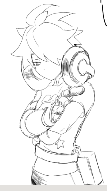 1221satoimo's tweet photo. 人との絵チャで久しぶりに十文字を描いた https://t.co/47SoeDYUTs