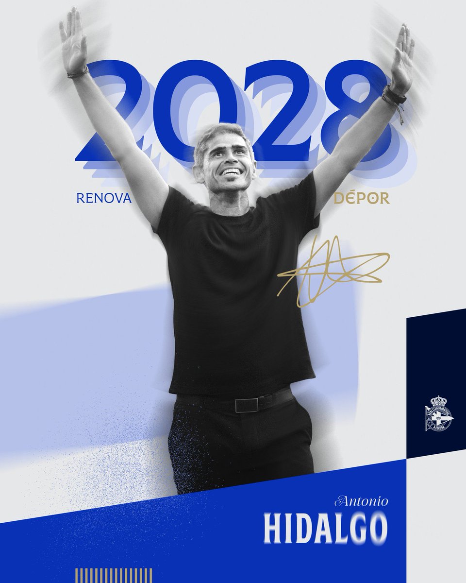 Copa_Lal's tweet photo. 🔵 رسميًا 

ديبورتيفو لاكورونيا جدد عقد هيدالغو حتى عام 2028. https://t.co/3boKJFEbqS