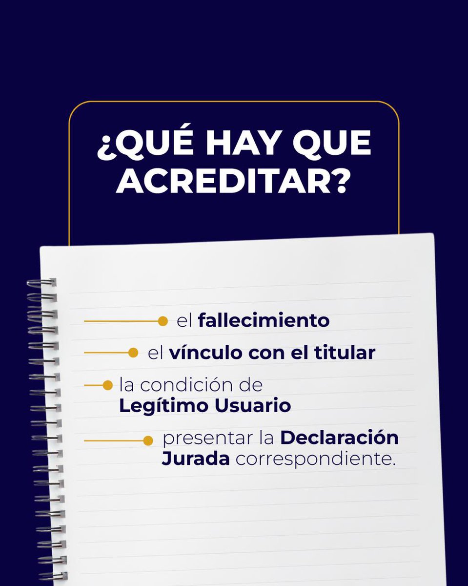 jpabloallan's tweet photo. Regularizar un arma registrada ante el fallecimiento de su titular ahora es más simple.

A partir de ahora, se establece un procedimiento que permite hacerlo sin necesidad de contar previamente con una declaratoria judicial de herederos.

Para iniciar el trámite, alcanza con acreditar el fallecimiento, el vínculo con el titular, la condición de Legítimo Usuario y presentar la Declaración Jurada correspondiente.