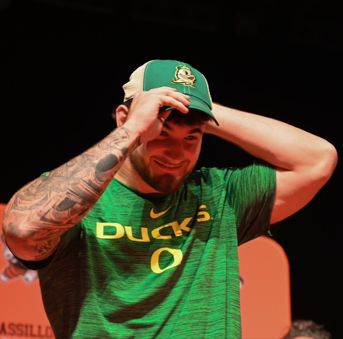 SethBailey04's tweet photo. Some photos from Brayton Feister’s commitment to Oregon!! https://t.co/gskaczuJQ6