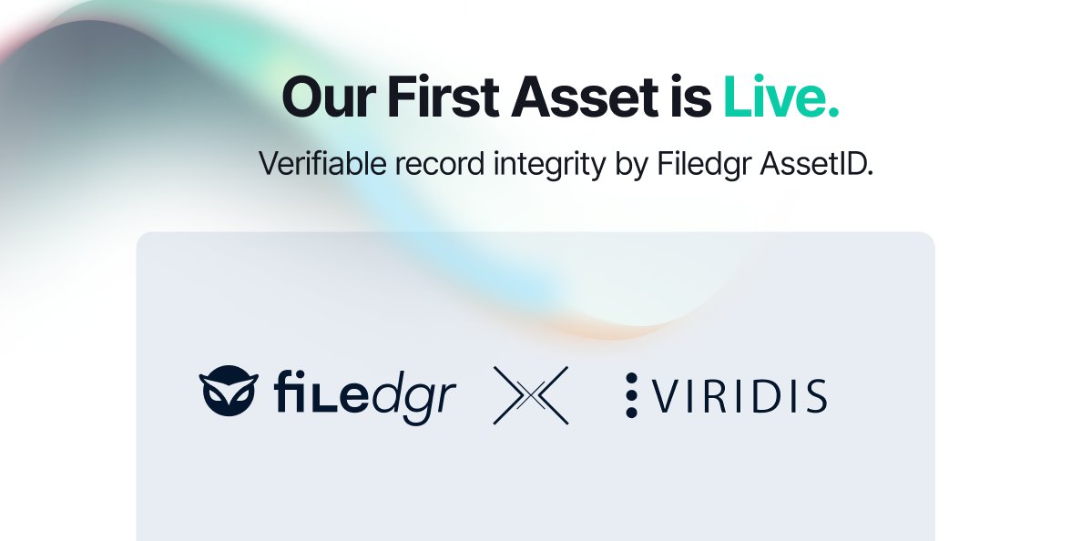 filedgr's tweet photo. NEW MILESTONE: OUR FIRST ASSET IS LIVE!

@viridis_info is now issuing VIA Security with @filedgr AssetID a tokenized investment certificate linked to the VIRIDIS Green-Tech portfolio.

The static token problem

A token is only as reliable as the dataset behind it. 

The real challenge often emerges months after purchase when investors need to explain to their tax advisor exactly what they acquired, when they acquired it, and at what value.

Filedgr AssetID makes that data record verifiable, traceable, and usable over time because a blockchain hash alone is not enough.

A huge thank-you to the VIRIDIS team for their trust. This is just the beginning. 

Read how it works on our blog.